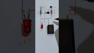 How to makeproximity censorcircuit diagram showing electronic youtubeshorts [upl. by Neerehs]