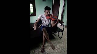 June ponal july katre song violin cover [upl. by Airdnahc]