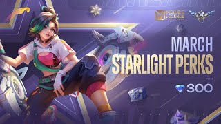 March StarLight Perks  Ixia quotDynamic Streakquot  Mobile Legends Bang Bang [upl. by Irrep]