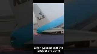 When Caseoh is at the back of the plane [upl. by Margit520]