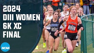 2024 DIII womens NCAA cross country championship  FULL RACE [upl. by Bobbie]