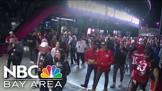 49ers fans react after San Francisco loses Super Bowl in overtime nailbiter to Chiefs [upl. by Stinson]