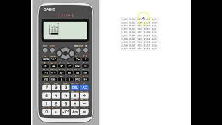 Casio 991 DE X Mittelwert Standardabweichung [upl. by Drolyag]