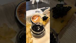 The PERFECT caviar bite foodie [upl. by Atikam]