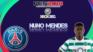 Cópia de Base Para o Nuno Mendes do PSG Pes 2018 [upl. by Ajin]