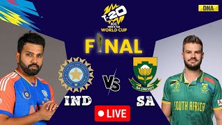 IND Vs SA Live India Vs South Africa Live Match Preview I T20 World Cup 2024 Final [upl. by Aivlis679]