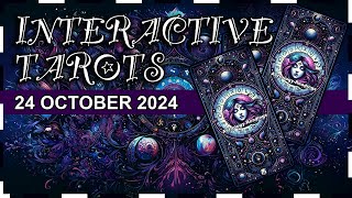 Today Interactive Tarots 24 October 2024 ✨ Daily Tarots interactivetarots [upl. by Yrrad829]