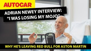 Adrian Newey exclusive interview on Aston Martin Red Bull and bringing back the V10  Autocar [upl. by Bik]