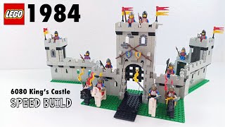 LEGO Kings Castle Lion Knights  6080 Speed Build  Castle  Legoland [upl. by Zaslow]