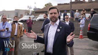 JD Vance Casts His Vote on Election Day in Cincinnati  WSJ News [upl. by Eiralc]