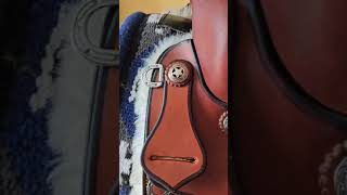 James Saddlery Australian Western Barrel Race Saddle [upl. by Cirle]