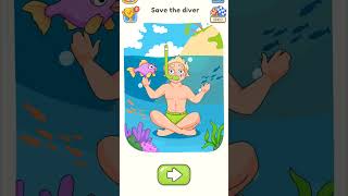 dop 5  level 120  Save the diver gaming puzzle solve dop5 shorts [upl. by Lombardi]