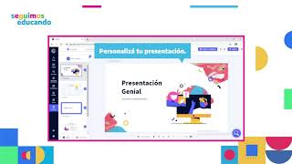 ¿Cómo crear y compartir una presentación en Genially [upl. by Einallem]