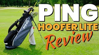 Ping Hoofer Lite REVIEW  One of the BEST golf stand bags [upl. by Adliwa497]