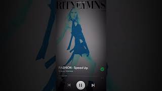 fashion sped up  britney manson [upl. by Esyli443]