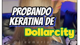 Probamos la keratina de Dollarcity [upl. by Odnomyar]