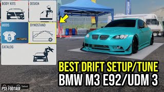 Best SetupTune BMW M3 E92UDM 3 in CarX Drift Racing Online [upl. by Annawd]