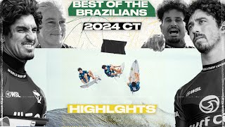 The Brazilians Filmed a movie part w these Clips  Best of Brazil 24 WSL Championship Tour [upl. by Ahsilla736]