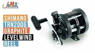 Shimano TRN200G Graphite Levelwind Reel  JampH Tackle [upl. by Ydahs]