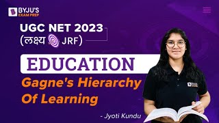 UGC NET 2023  Education  Gagnes Hierarchy of Learning  Jyoti Mam [upl. by Nivlek307]