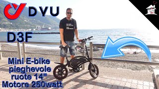 Mini Ebike pieghevole  Dyu df3 [upl. by Sussman]