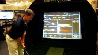 Full Swings Newport Golf Simulator at the PGA Fall Expo 2010 Tradeshow Part 1 of 2 [upl. by Eimile]