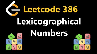 Lexicographical Numbers  Leetcode 386  Python [upl. by Harsho450]