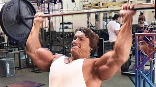 ARNOLD SCHWARZENEGGER SHOULDER WORKOUT [upl. by Nuri212]