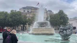 LONDON  TRAFALGAR SQUARE 🇬🇧 [upl. by Sikram117]