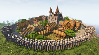 I Built an UPGRADED Village with ALL professions in Minecraft  Minecraft Timelapse [upl. by Boak99]