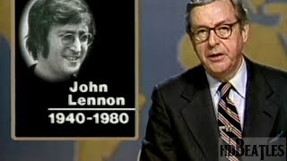 First report of the news on the killing of John Lennon NBC United States [upl. by Ttennaej]