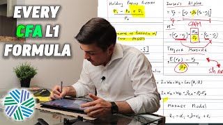 ALL CFA Level 1 Formulas to Pass  Tips to Learn Memorization Breakdown [upl. by Torray]