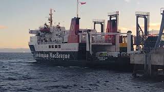 A VIDEO MV Hebridean Isles arriving at Brodick Arran‎ [upl. by Acenes]