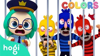 🚔 Learn Colors with Police Car and Thief｜Colors for Kids｜Hogi Colors｜Hogi Pinkfong [upl. by Hadwyn]