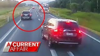 Insane stolen vehicle crash caught on dashcam  A Current Affair Australia 2018 [upl. by Aicenet]