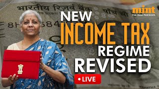 Budget 2024 LIVE New Income Tax Regime REVISED  Watch Nirmala Sitharaman Speech [upl. by Aicina857]