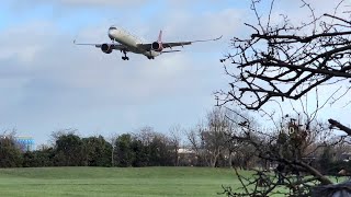 London Heathrow plane spotting at Myrtle Avenue [upl. by Thema360]