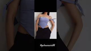 Lets go use old shirt creativity Amazing corset top💕 shirt cutting stitching fashion sewing [upl. by Agathy]