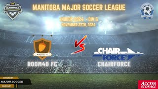 November 27th WSF Div 5 Room40 FC vs Chairforce [upl. by Celisse]