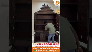 Luxury Pooja Unit  Best Qualitty amp Price coimbatore furniture [upl. by Atrahc]