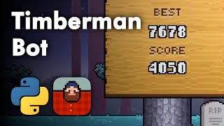 World record Timberman bot 4000 score and 7000 but read description [upl. by Barbabas]