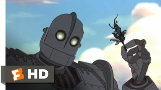 The Iron Giant 510 Movie CLIP  Giant Problems 1999 HD [upl. by Ryhpez]