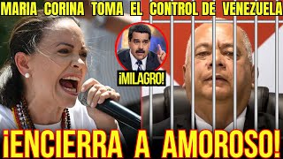 🔴¡ACABA DE PASAR María Corina TOMA el PODER y ENCIERRA a ELVIS AMOROSO ¡Guerra Contra El Chavismo [upl. by Ohare843]