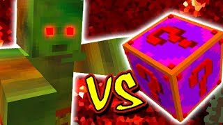 CRIATURA DO MAL VS LUCKY BLOCK GLITE MINECRAFT LUCKY BLOCK CHALLENGE [upl. by Yvonne369]