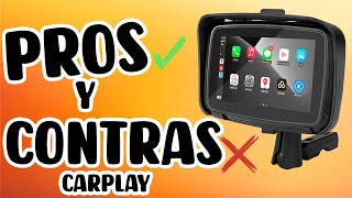 Pros y contras Carplay Aliexpress en la moto [upl. by Shushan]