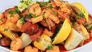 CAJUN BUTTER SHRIMP BOIL RECIPE [upl. by Ernesto]