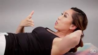 Flatten Your Lower Abs With Two Killer Moves From Blogilates Cassey Ho [upl. by Lewan]