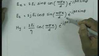 Wave propagation in parallel plane waveguide [upl. by Anasus]