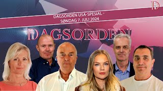 USA spesial  Dagsorden søndag 7 juli 2024 [upl. by Daitzman77]