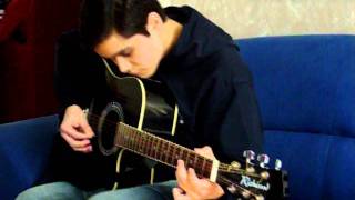 Chinese Gong Song on Guitar performed by Nick [upl. by Kovacs]